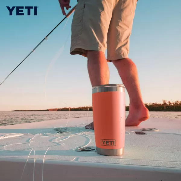 YETI Rambler 20 oz Stainless Steel Vacuum Insulated Tumbler w/MagSlider Lid