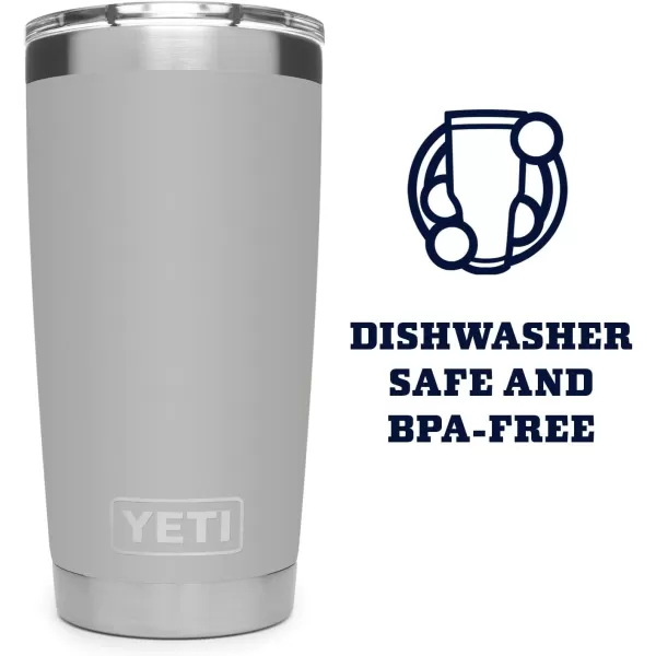 YETI Rambler 20 oz Stainless Steel Vacuum Insulated Tumbler w/MagSlider Lid