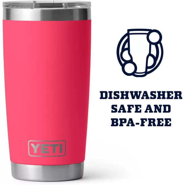 YETI Rambler 20 oz Stainless Steel Vacuum Insulated Tumbler w/MagSlider Lid