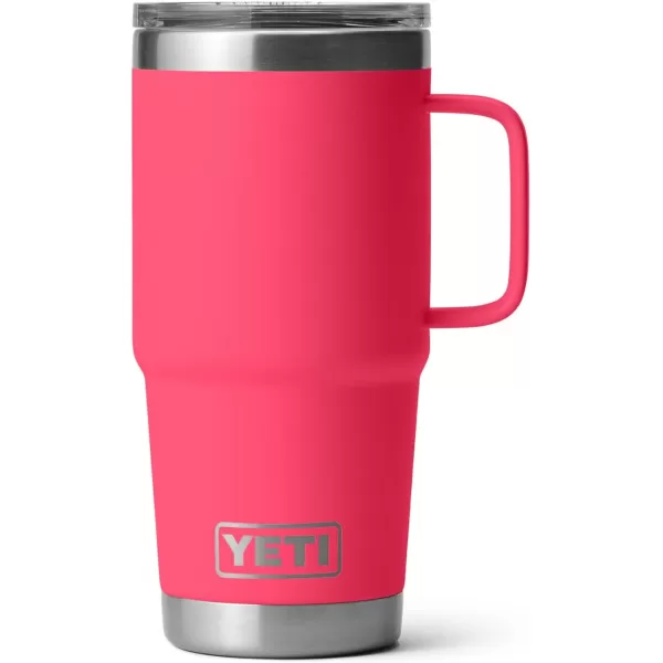 YETI Rambler 20 oz Travel Mug, Stainless Steel, Vacuum Insulated with Stronghold Lid, Black