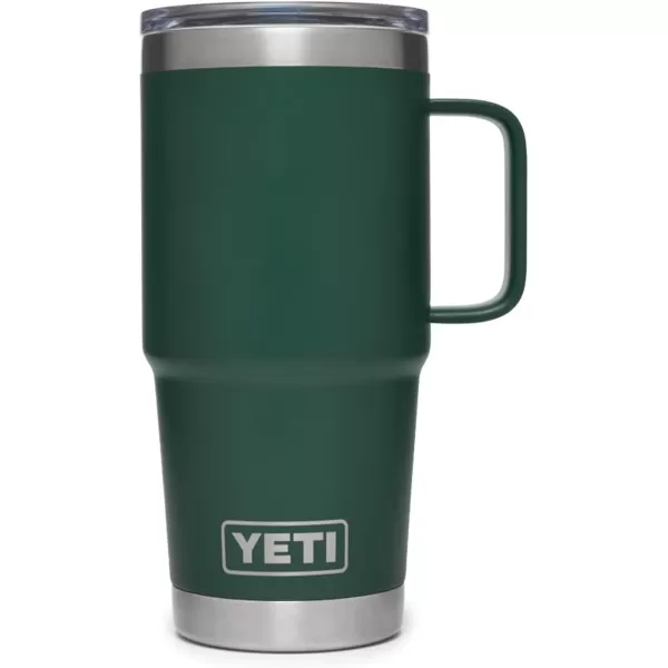 YETI Rambler 20 oz Travel Mug, Stainless Steel, Vacuum Insulated with Stronghold Lid, Black