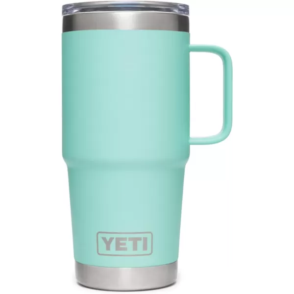 YETI Rambler 20 oz Travel Mug, Stainless Steel, Vacuum Insulated with Stronghold Lid, Black