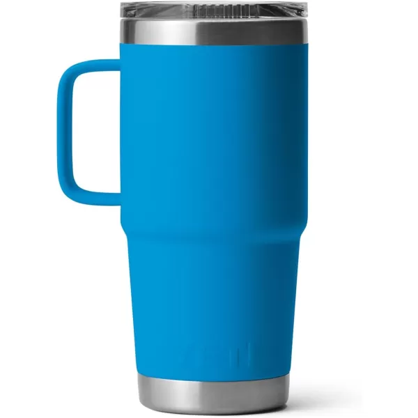YETI Rambler 20 oz Travel Mug, Stainless Steel, Vacuum Insulated with Stronghold Lid, Black