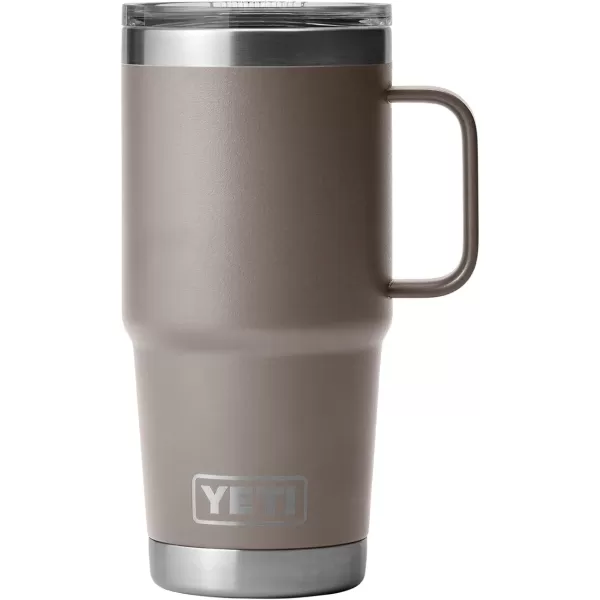 YETI Rambler 20 oz Travel Mug, Stainless Steel, Vacuum Insulated with Stronghold Lid, Black