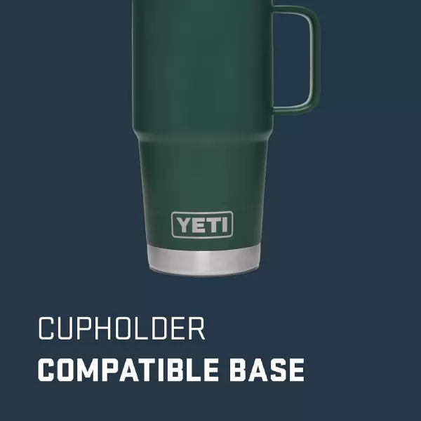 YETI Rambler 20 oz Travel Mug, Stainless Steel, Vacuum Insulated with Stronghold Lid, Black