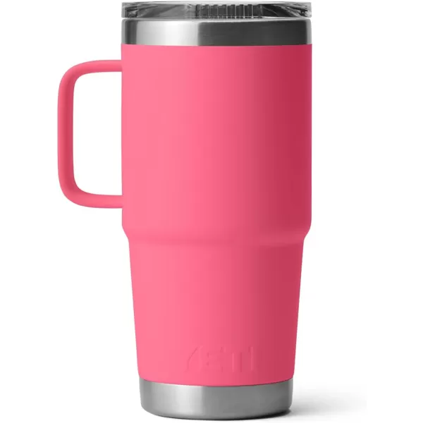 YETI Rambler 20 oz Travel Mug, Stainless Steel, Vacuum Insulated with Stronghold Lid, Black