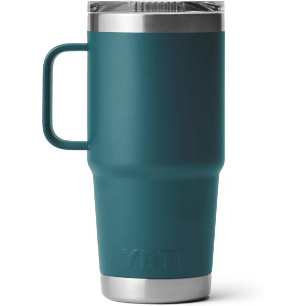 YETI Rambler 20 oz Travel Mug, Stainless Steel, Vacuum Insulated with Stronghold Lid, Black