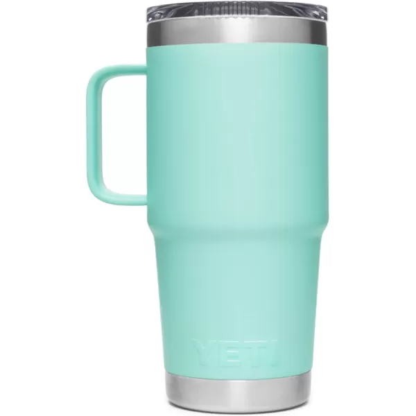YETI Rambler 20 oz Travel Mug, Stainless Steel, Vacuum Insulated with Stronghold Lid, Black