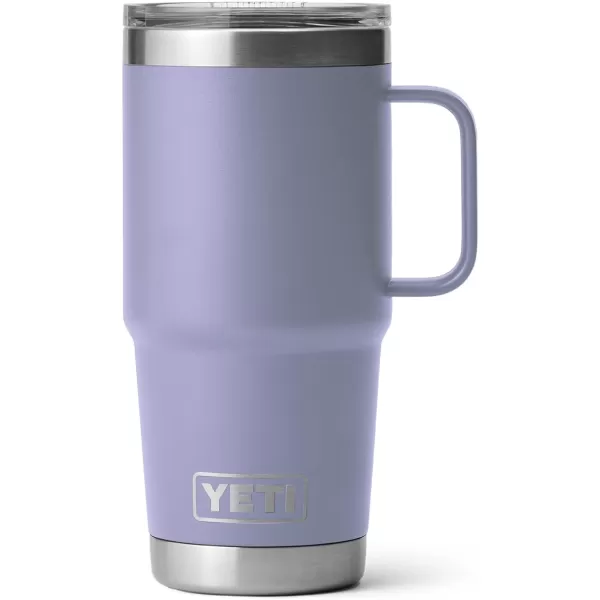 YETI Rambler 20 oz Travel Mug, Stainless Steel, Vacuum Insulated with Stronghold Lid, Black