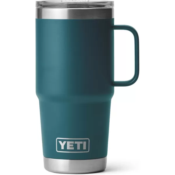 YETI Rambler 20 oz Travel Mug, Stainless Steel, Vacuum Insulated with Stronghold Lid, Black