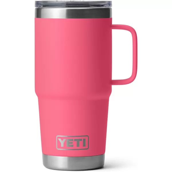 YETI Rambler 20 oz Travel Mug, Stainless Steel, Vacuum Insulated with Stronghold Lid, Black