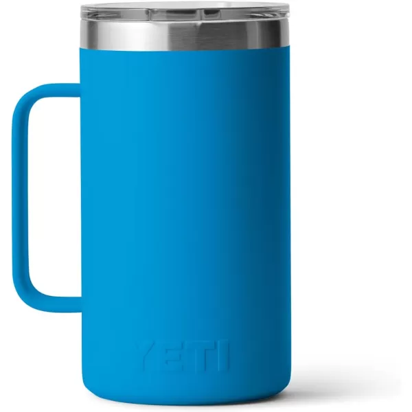 YETI Rambler 24 oz Mug, Vacuum Insulated, Stainless Steel with MagSlider Lid, White