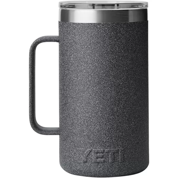 YETI Rambler 24 oz Mug, Vacuum Insulated, Stainless Steel with MagSlider Lid, White