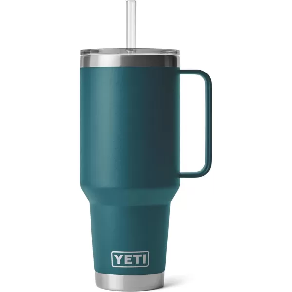 YETI Rambler 25 oz Tumbler with Handle and Straw Lid, Travel Mug Water Tumbler, Vacuum Insulated Cup with Handle, Stainless Steel, Power Pink