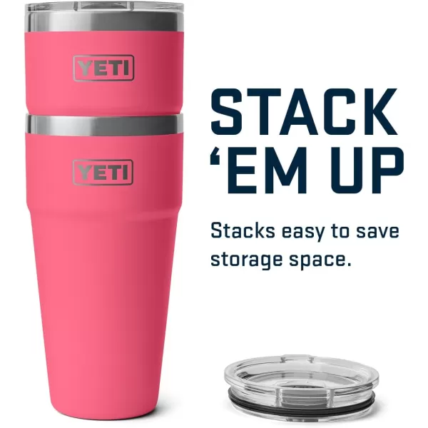 YETI Rambler 30 oz Stackable Tumbler, Stainless Steel, Vacuum Insulated with MagSlider Lid, King Crab
