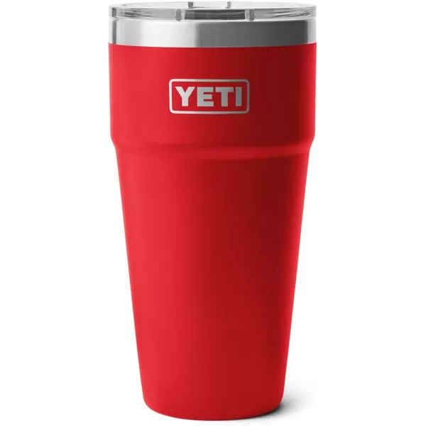 YETI Rambler 30 oz Stackable Tumbler, Stainless Steel, Vacuum Insulated with MagSlider Lid, King Crab