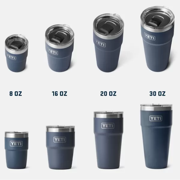 YETI Rambler 30 oz Stackable Tumbler, Stainless Steel, Vacuum Insulated with MagSlider Lid, King Crab