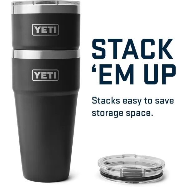 YETI Rambler 30 oz Stackable Tumbler, Stainless Steel, Vacuum Insulated with MagSlider Lid, King Crab