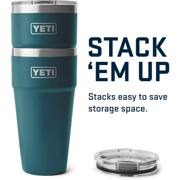 YETI Rambler 30 oz Stackable Tumbler, Stainless Steel, Vacuum Insulated with MagSlider Lid, King Crab