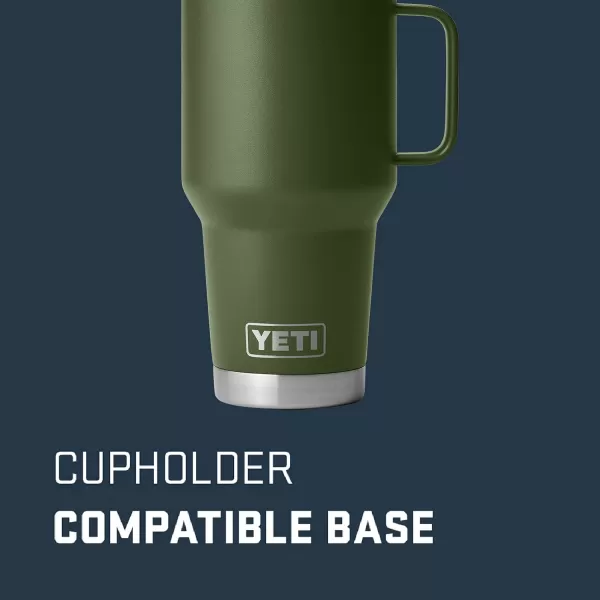YETI Rambler 30 oz Travel Mug, Stainless Steel, Vacuum Insulated with Stronghold Lid