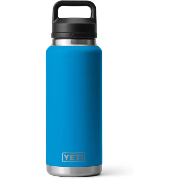 YETI Rambler 36 oz Bottle, Vacuum Insulated, Stainless Steel with Chug Cap, Rescue Red