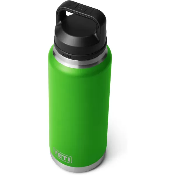 YETI Rambler 36 oz Bottle, Vacuum Insulated, Stainless Steel with Chug Cap, Rescue Red