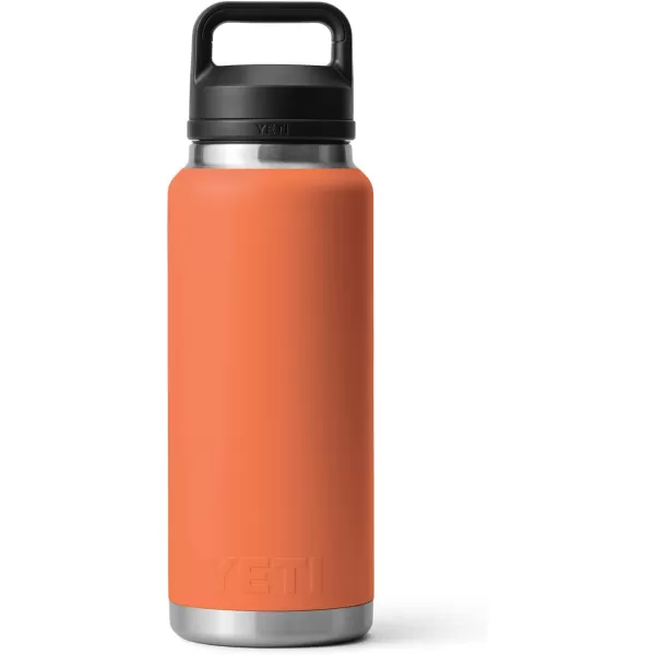 YETI Rambler 36 oz Bottle, Vacuum Insulated, Stainless Steel with Chug Cap, Rescue Red