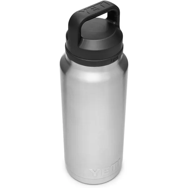 YETI Rambler 36 oz Bottle, Vacuum Insulated, Stainless Steel with Chug Cap, Rescue Red