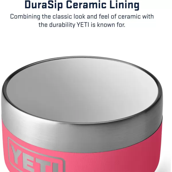 YETI Rambler 4 oz Stackable Cup, Stainless Steel, Vacuum Insulated Espresso/Coffee Cup, 2 Pack, White