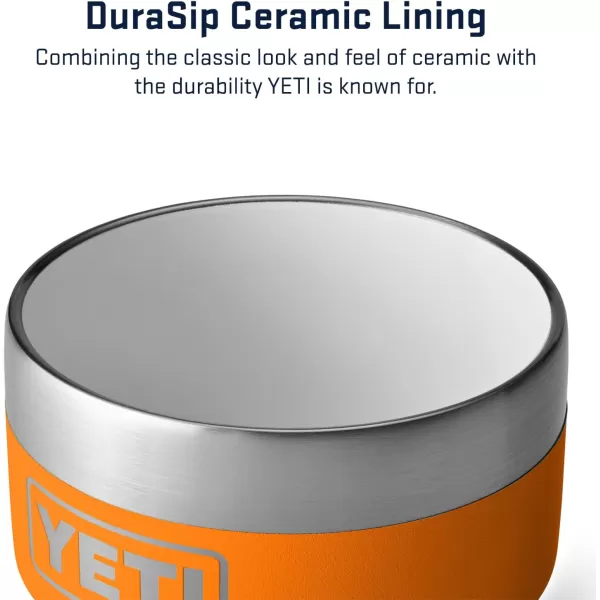 YETI Rambler 4 oz Stackable Cup, Stainless Steel, Vacuum Insulated Espresso/Coffee Cup, 2 Pack, White