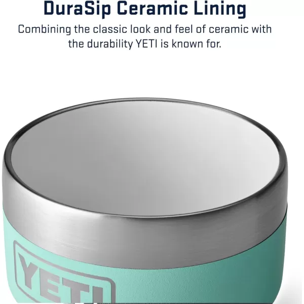 YETI Rambler 4 oz Stackable Cup, Stainless Steel, Vacuum Insulated Espresso/Coffee Cup, 2 Pack, White