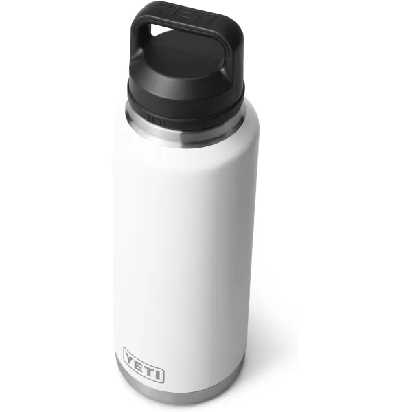 YETI Rambler 46 oz Bottle, Vacuum Insulated, Stainless Steel with Chug Cap, Rescue Red