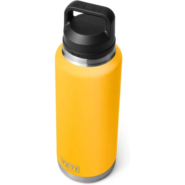 YETI Rambler 46 oz Bottle, Vacuum Insulated, Stainless Steel with Chug Cap, Rescue Red