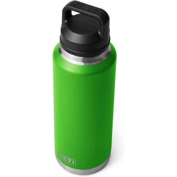 YETI Rambler 46 oz Bottle, Vacuum Insulated, Stainless Steel with Chug Cap, Rescue Red