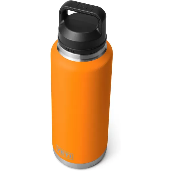 YETI Rambler 46 oz Bottle, Vacuum Insulated, Stainless Steel with Chug Cap, Rescue Red