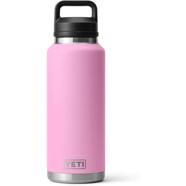 YETI Rambler 46 oz Bottle, Vacuum Insulated, Stainless Steel with Chug Cap, Rescue Red