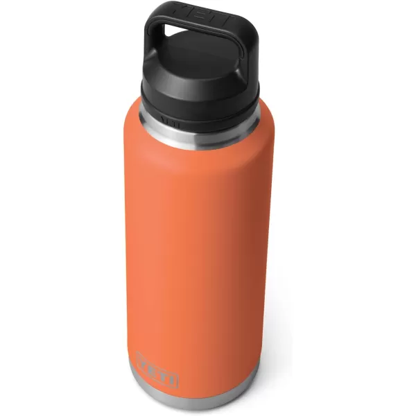 YETI Rambler 46 oz Bottle, Vacuum Insulated, Stainless Steel with Chug Cap, Rescue Red
