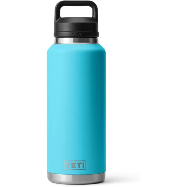 YETI Rambler 46 oz Bottle, Vacuum Insulated, Stainless Steel with Chug Cap, Rescue Red