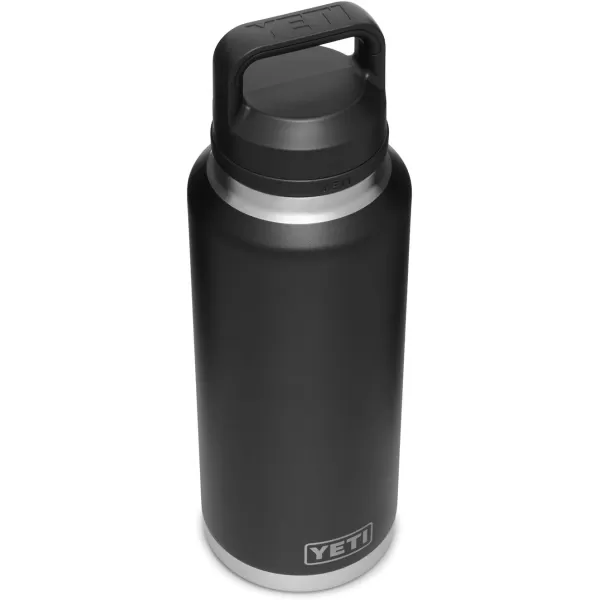 YETI Rambler 46 oz Bottle, Vacuum Insulated, Stainless Steel with Chug Cap, Rescue Red