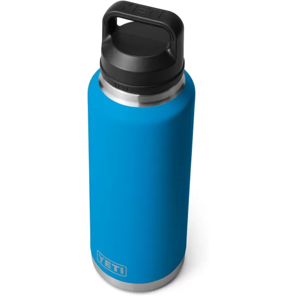 YETI Rambler 46 oz Bottle, Vacuum Insulated, Stainless Steel with Chug Cap, Rescue Red