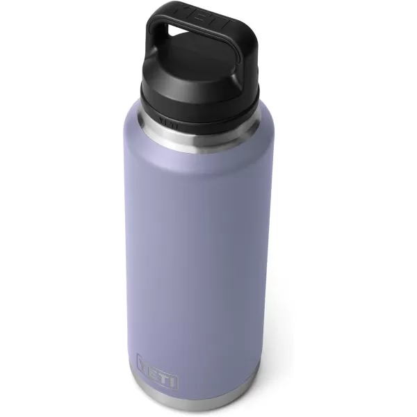 YETI Rambler 46 oz Bottle, Vacuum Insulated, Stainless Steel with Chug Cap, Rescue Red