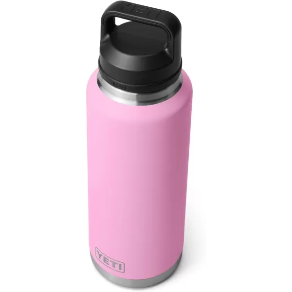 YETI Rambler 46 oz Bottle, Vacuum Insulated, Stainless Steel with Chug Cap, Rescue Red