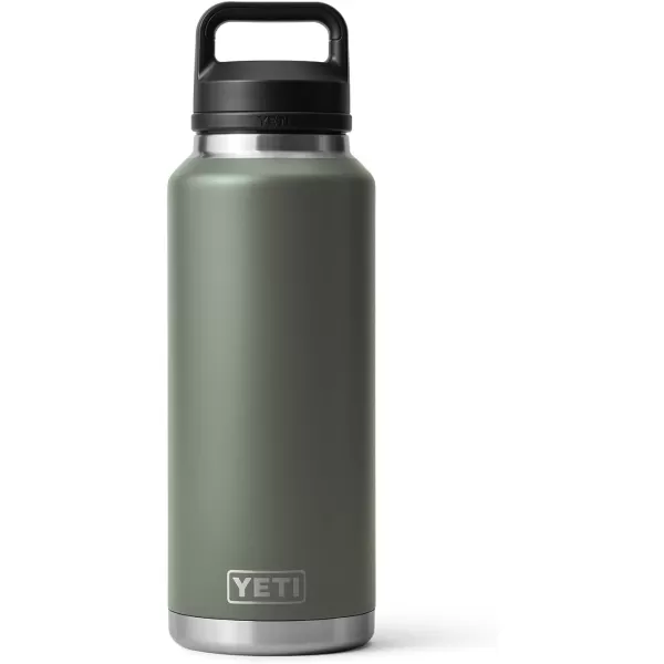 YETI Rambler 46 oz Bottle, Vacuum Insulated, Stainless Steel with Chug Cap, Rescue Red