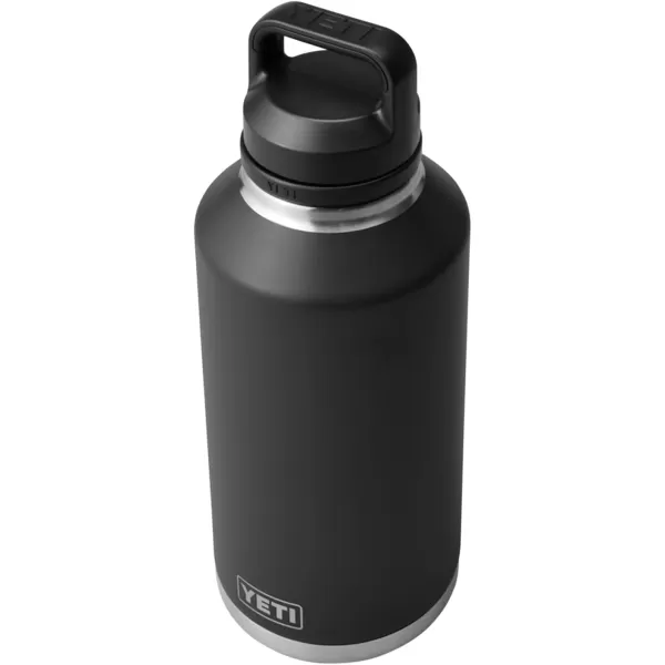 YETI Rambler 64 oz Bottle, Vacuum Insulated, Stainless Steel with Chug Cap, Black
