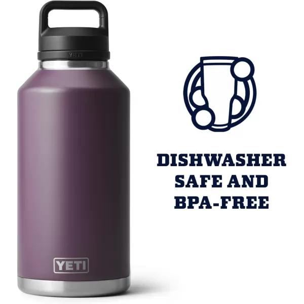 YETI Rambler 64 oz Bottle, Vacuum Insulated, Stainless Steel with Chug Cap, Black