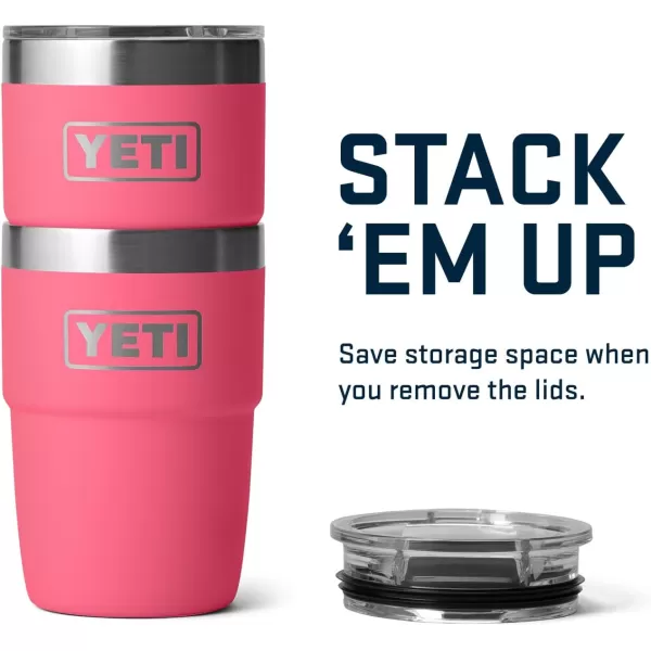 YETI Rambler 8 oz Stackable Cup, Stainless Steel, Vacuum Insulated Espresso Cup with MagSlider Lid, Navy