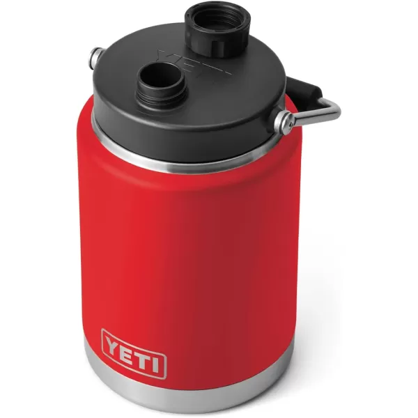 YETI Rambler Half Gallon Jug, Vacuum Insulated, Stainless Steel with MagCap, King Crab