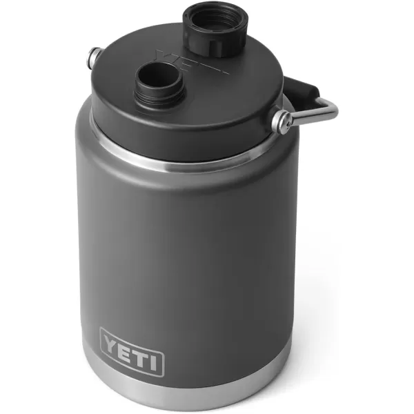 YETI Rambler Half Gallon Jug, Vacuum Insulated, Stainless Steel with MagCap, King Crab