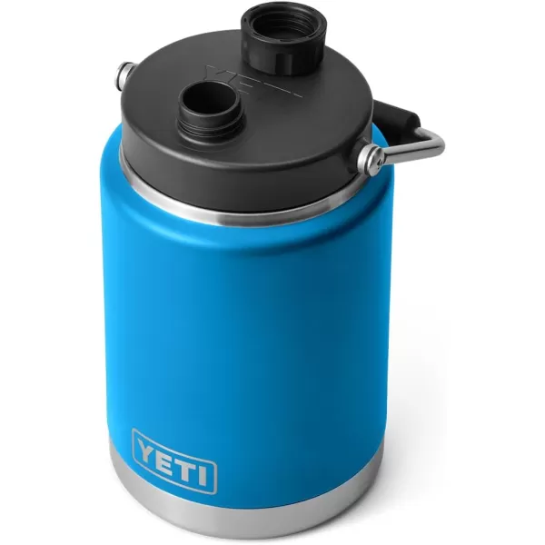 YETI Rambler Half Gallon Jug, Vacuum Insulated, Stainless Steel with MagCap, King Crab
