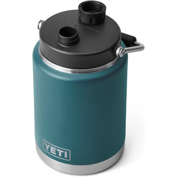 YETI Rambler Half Gallon Jug, Vacuum Insulated, Stainless Steel with MagCap, King Crab